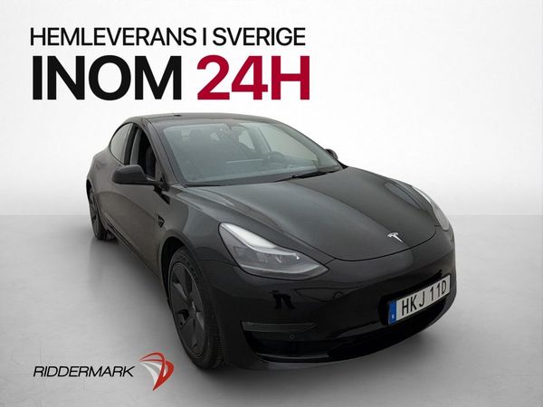 Tesla Model 3 Long Range AWD 498hk Autopilot Pano Sv-Såld - 2022