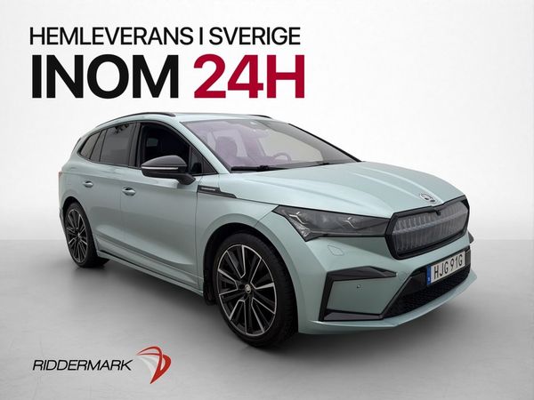 Skoda Enyaq iV iV80x 265hk AWD Värmepump Pano Matrix Drag - 2022