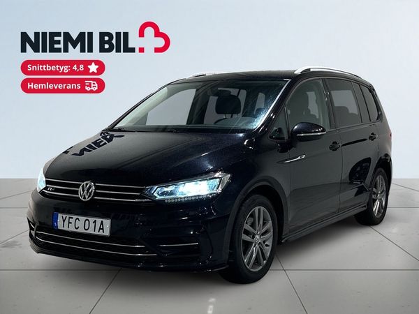Volkswagen Touran 7-sits 1.5 TSI R Line Dragkrok Backkamera Psens GPS SoV - 2020