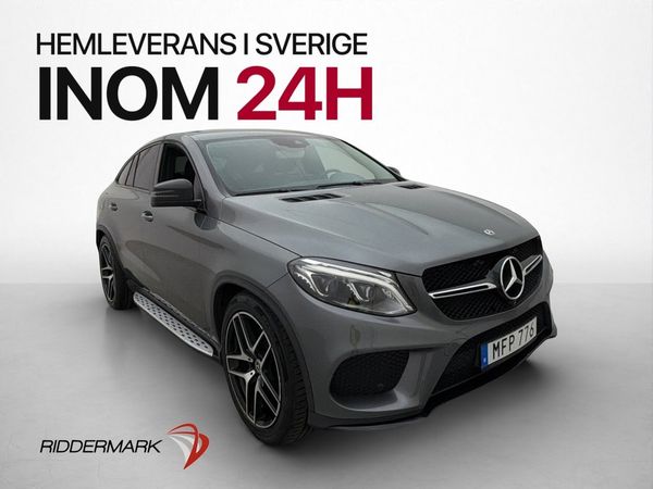 Mercedes GLE400 4M 333hk AMG Navi 360° Värmare Drag - 2018