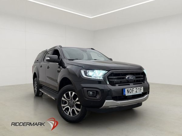 Ford Ranger Wildtrak 213hk 4x4 Värmare Drag Diff Kåpa Moms - 2022
