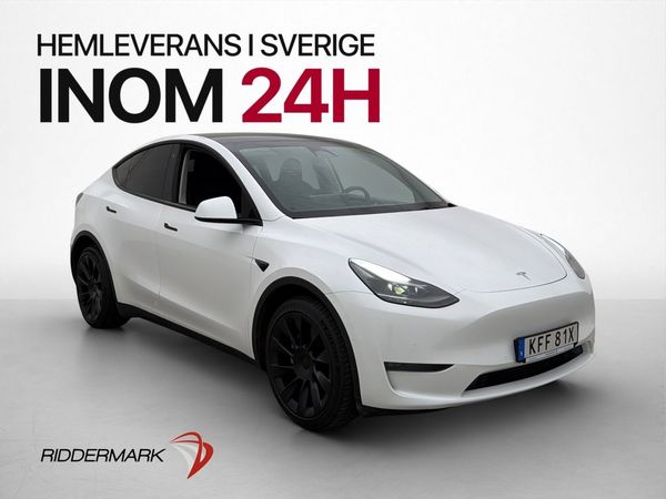 Tesla Model Y Long Range AWD 514hk Autopilot Dragkrok MOMS - 2022