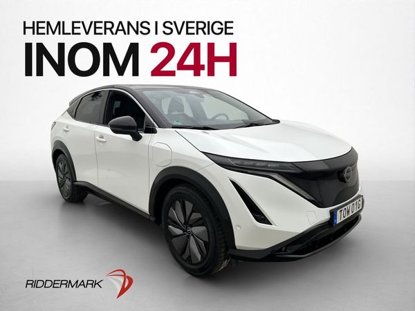 Nissan Ariya 87 90 kWh 242hk Evolve Pano Värm BOSE 360° Moms - 2023