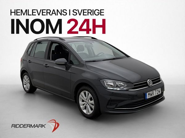 Volkswagen Golf Sportsvan 116hk M/K Värm CarPlay Sätesvärm - 2019