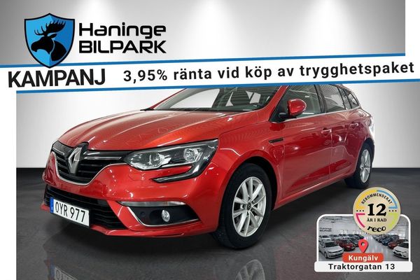 Renault Megane Sport Tourer 1.2 / Nyservad / CarPlay / Superdeal 3,95% - 2018