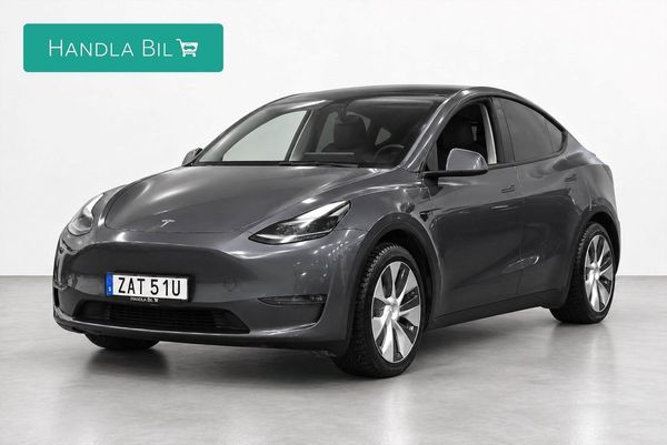 Tesla Model Y Long Range AWD Autopilot Drag Skinn Pano 1-brukare - 2022
