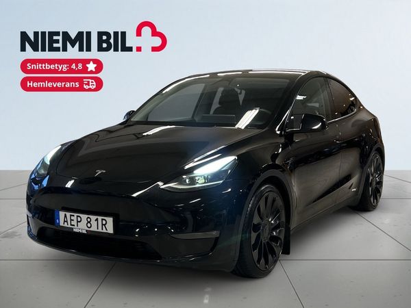 Tesla Model Y Performance MOMS Drag Kamera Värmepump Pano S&V - 2023