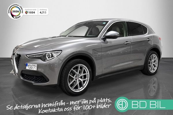 Alfa Romeo Stelvio 2.0 Turbo 280HK Q4 Helskinn Värmare Backkamera - 2018