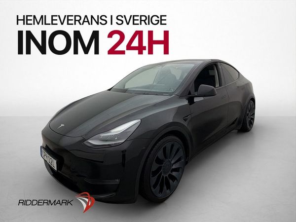 Tesla Model Y Performance MOMS Drag Pano Värmepump Kamera - 2024