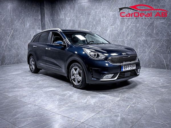 Kia Niro Hybrid 141hk Kamera Navi CarPlay Drag Rattvärme Elstol - 2019