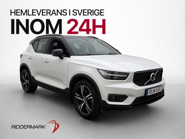 Volvo XC40 T5 262hk R-Design Pano H/K Skinn 360° Värmare - 2021
