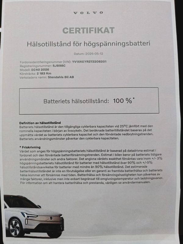 Volvo EC40 Twin Motor Performance Ultra SE - 2026