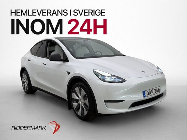 Tesla Model Y Long Range AWD Ljus-Interiör Värmepump AP - 2021