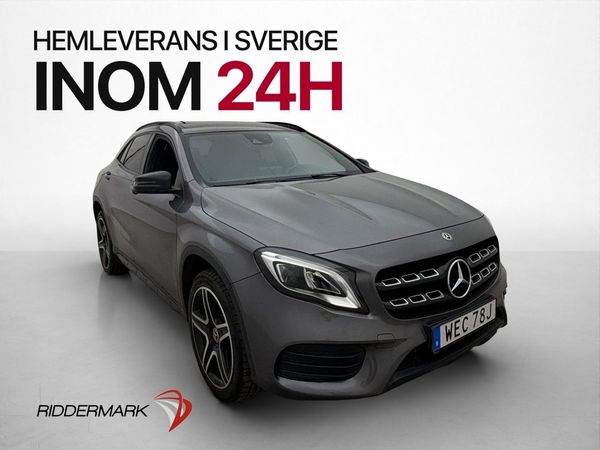 Mercedes GLA220 4M AMG Pano Navi Kamera Skinn Drag - 2019