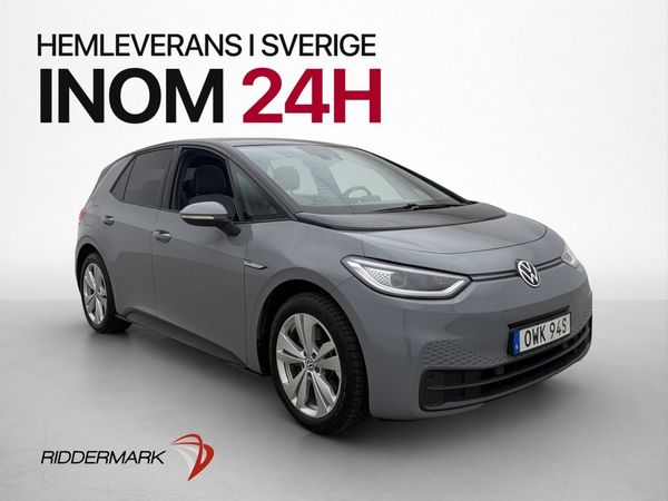 Volkswagen ID.3 Pro Performance Pano Kamera Navi Värmepump - 2021