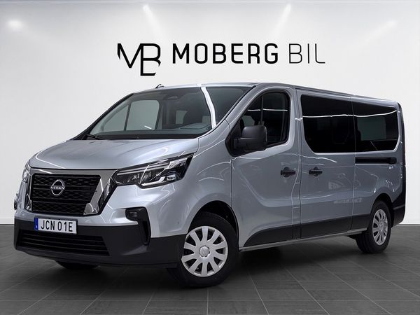 Nissan Primastar Crew 3.0t 2.0 dCi 150hk L2 9-Sits Drag B-Kamera PDC - 2026