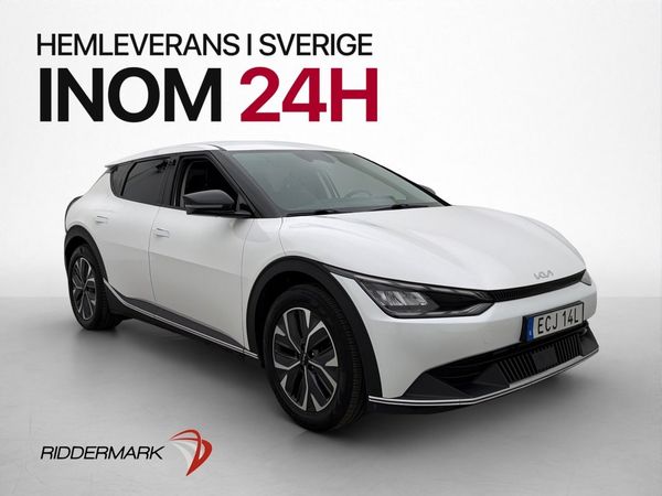 Kia EV6 77.4 kWh 228hk Dragkrok Kamera CarPlay Elstol MOMS - 2023