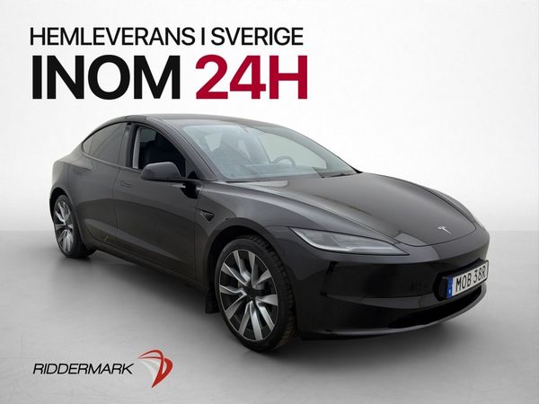 Tesla Model 3 Long Range AWD Premium Dragkrok Värmepump - 2024