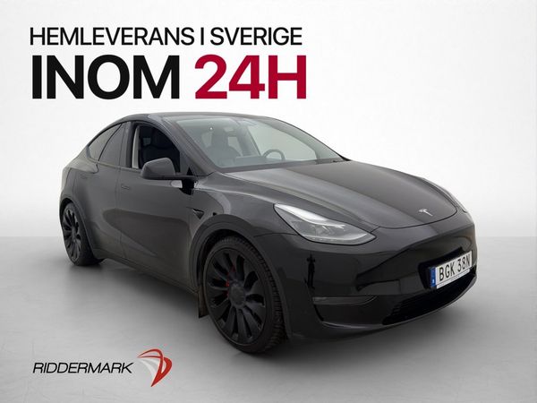 Tesla Model Y Performance 534hk Värmepump Pano Autopilot - 2023