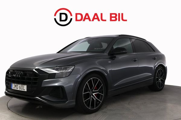 Audi Q8 60 TFSI QUATTRO 462HK S-LINE PANO LUFTFJÄD B&O® DRAG - 2021