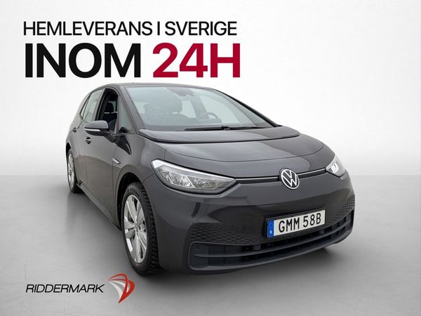 Volkswagen ID.3 Pro Performance Värmare CarPlay Rattvärme - 2021