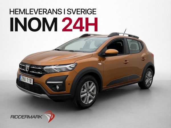 Dacia Sandero Stepway 91hk Kamera Döda-Vinkel Dragkrok - 2022