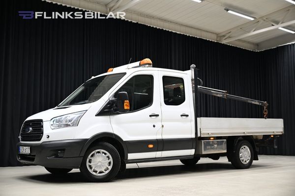Ford Transit 350 170HK D-Hytt|Flak|Kranbil|Vinsch|Leasbar|NyKamrem - 2017