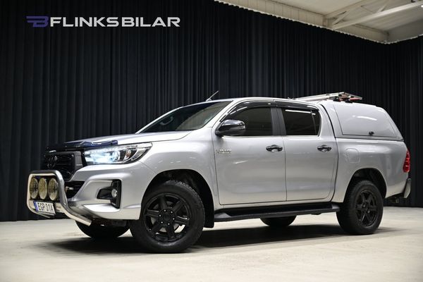 Toyota Hilux 2.4 AWD 150HK Automat|Kåpa|Frontbåge|Drag|Backkamera - 2019