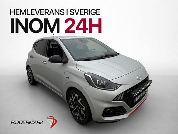 Hyundai i10 1.0 T-GDI 100hk N-Line Kamera Rattvärme CarPlay - 2021