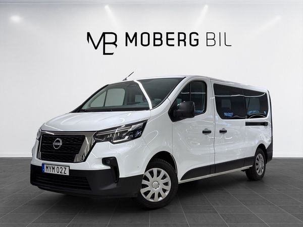 Nissan Primastar Crew 3.0t 2.0 dCi 150hk L2 8-Sits B-Kamera Drag MOMS - 2025
