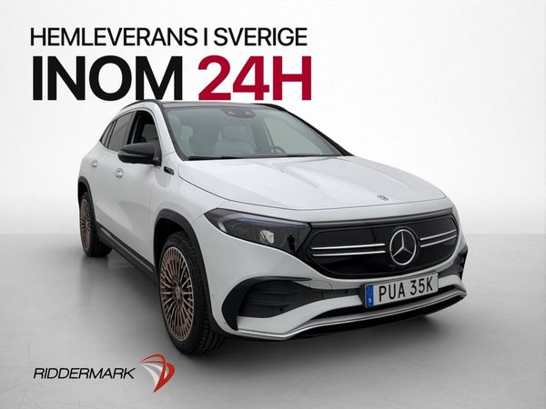 Mercedes EQA300 4M AMG Värmare 360° Pano Burmester HuD - 2022