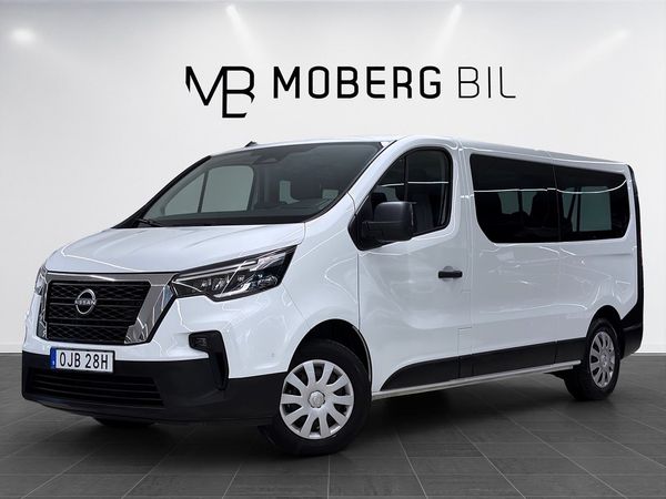 Nissan Primastar Crew 3.0t 2.0 dCi 170hk L2 9-Sits Drag B-Kamera Keyless - 2026