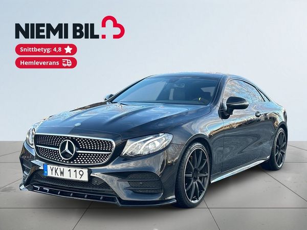 Mercedes E200 Coupé AMG Line Pano/Navi/Skinn/EL-Stol/P-Sens - 2017
