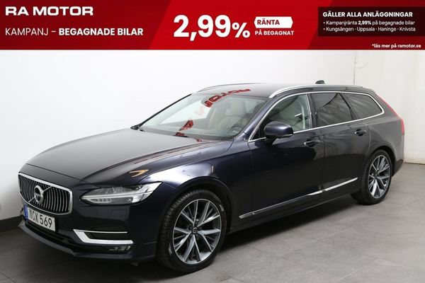 Volvo V90 D4 190hk Aut Inscription Drag Värmare B&W Skinn Head-up - 2019