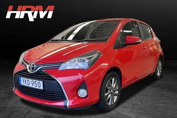 Toyota Yaris 5-dörrar 1.5 VVT Active Euro 6 B-KAMERA LÅGMIL nyserv - 2016