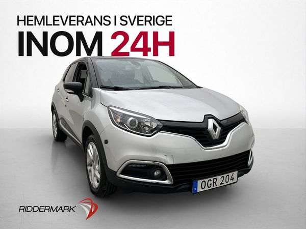 Renault Captur 0.9 TCe Värmare Keyless Navi P-Sensorer - 2017