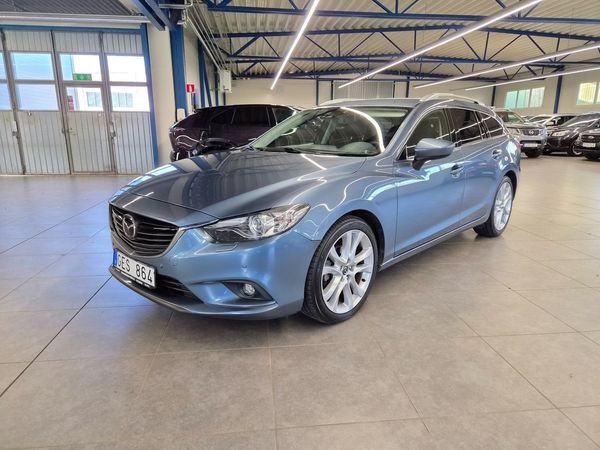 Mazda 6 Wagon 2.2 SKYACTIV-D Optimum Lågmilare motorvärmare - 2014