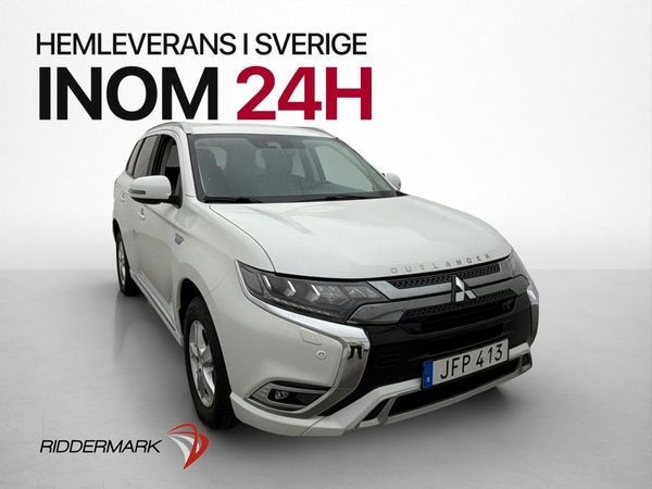 Mitsubishi Outlander PHEV AWD Drag Kamera Rattvärme Keyless - 2019