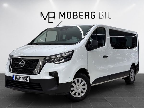 Nissan Primastar Crew 3.0t 2.0 dCi 170hk L2 9-Sits B-Kamera Drag MOMS - 2026