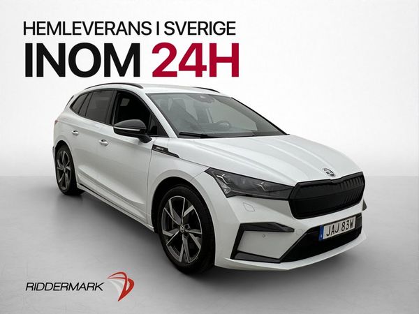 Skoda Enyaq 80x 265hk Sportline Värmare Kamera Dragkrok MOMS - 2023