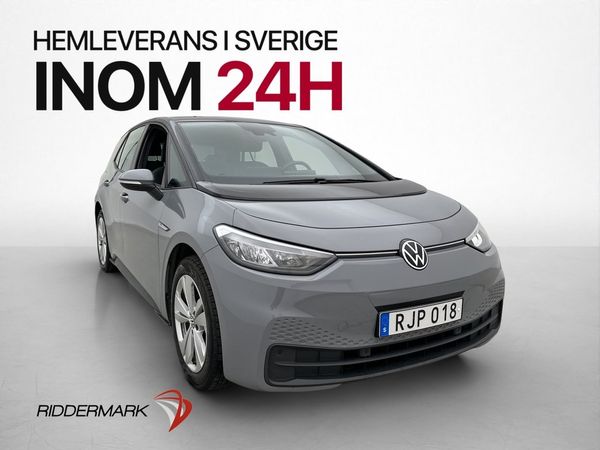 Volkswagen ID.3 Pro Performance Värmare CarPlay Rattvärme - 2021