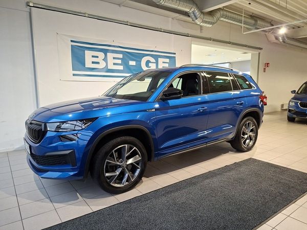 Skoda Kodiaq SPORTLINE 2,0 TDI 200HK DSG 4X4 Drag Värmare - 2023