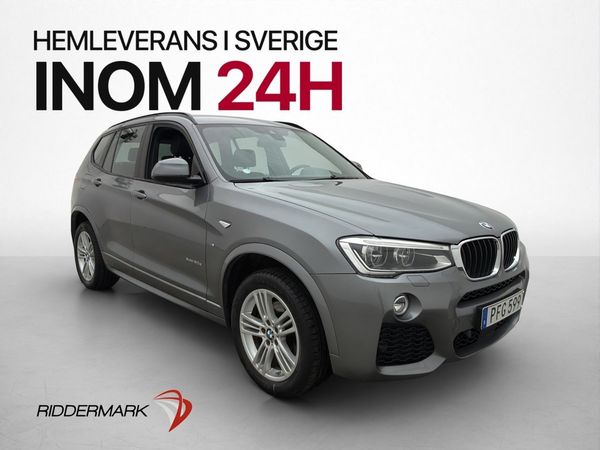 BMW X3 xDrive20d M-Sport Drag 0,52l/mil Navi HUD Skin ISOFIX - 2017