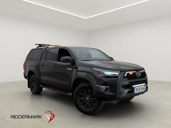 Toyota Hilux Invincible 2.8 MHEV V-inredd JBL Diff Kåpa Moms - 2025