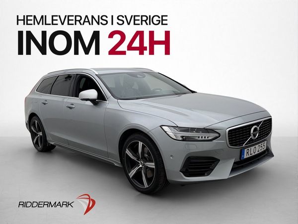 Volvo V90 T8 AWD R-Design Skinn 360° VOC Värmare Drag - 2019
