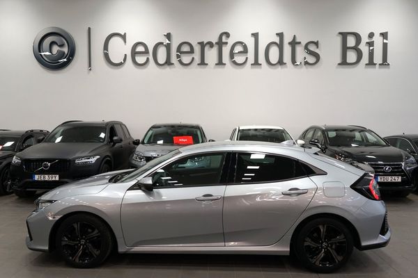 Honda Civic 5-dörrar 1.0 CVT Elegance Backkamera Nyservad SoV Euro6 - 2018