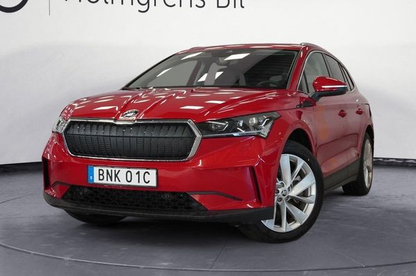 Skoda Enyaq iV Eq 80 20 Matris LED Drag Elstol Läder Navi Värmare Kame - 2021