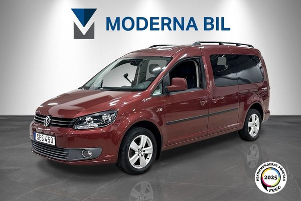 Volkswagen Caddy Maxi 7-Seater 1.6 TDI 102hk Dragkrok D-värm Kamrem bytt - 2011
