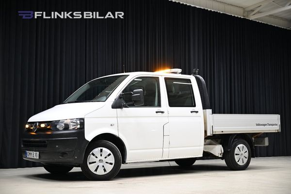 Volkswagen Transporter 2.0 TDI DSG 140HK Flak|Dubbelhytt|Drag|Backkamera|Moms - 2015