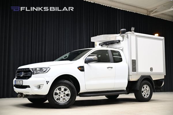 Ford Ranger 170HK Automat|Servicebil|Kåpa|Inredd|Vinsch|Moms|SeUTR! - 2021
